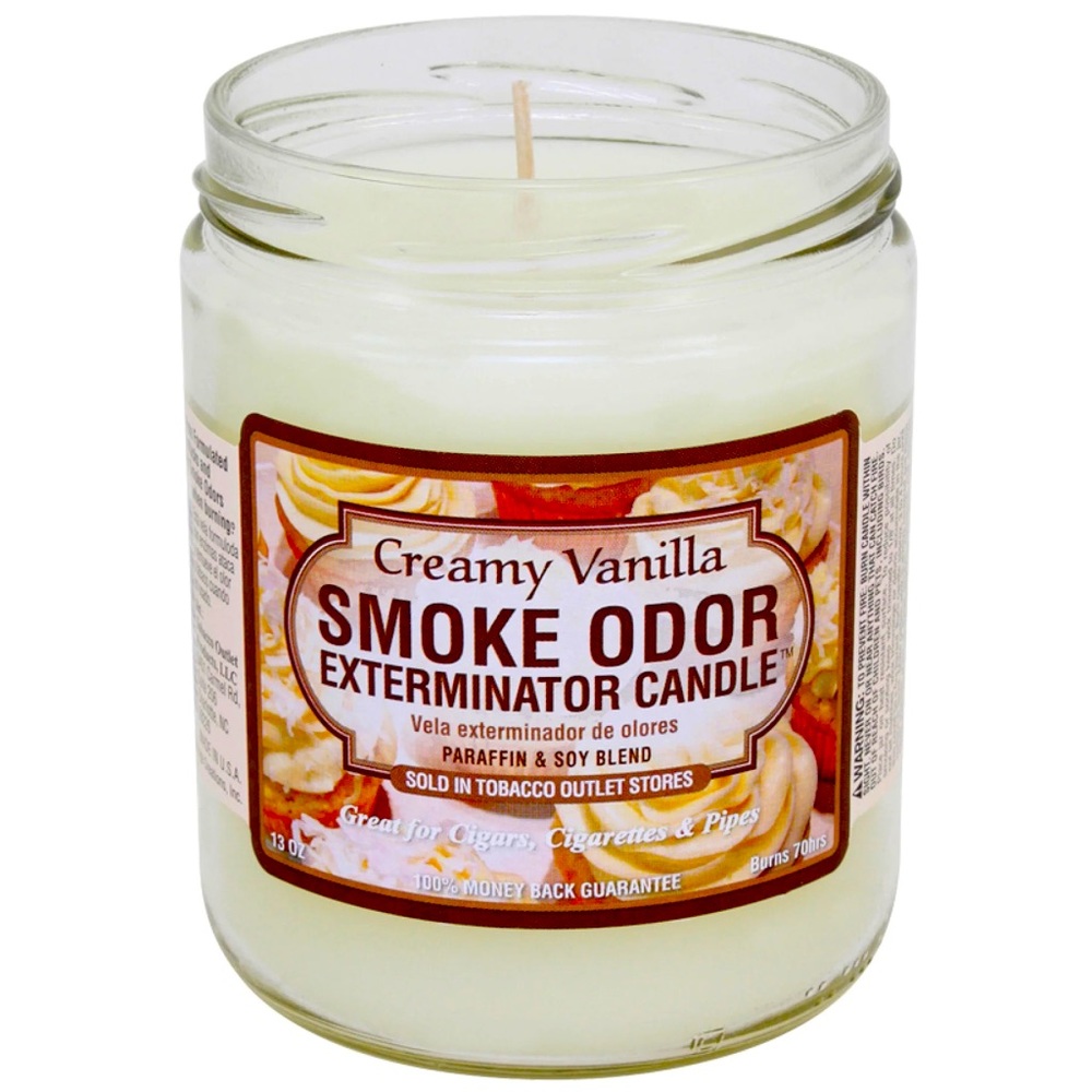 Odor exterminator candle - CREAMY VANILLA